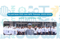 Dari Proses Demokrasi Menuju Kepengurusan Resmi: Pelantikan OSIS dan MPK SMP Al-Ma’moen Periode 2025/2026 